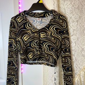 Long Sleeve Crop Top